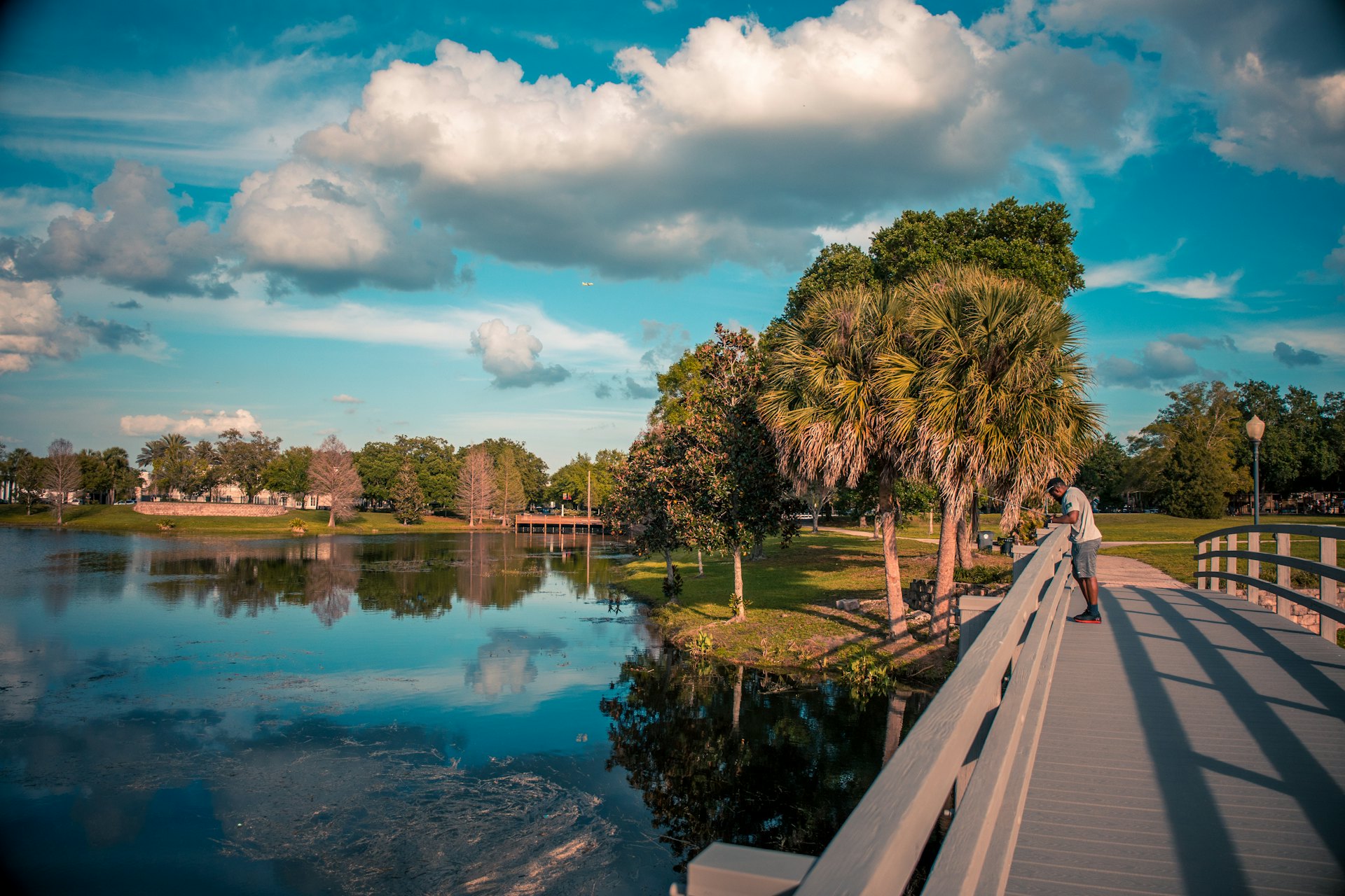 Central Florida lake near Oviedo in Seminole County